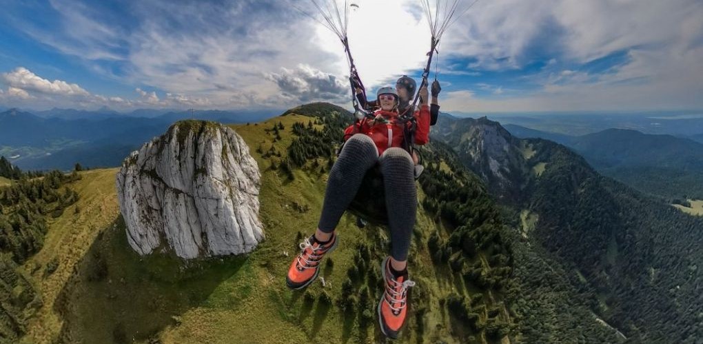 Tandem Paragliding Brauneck - Gleitschirmfliegen